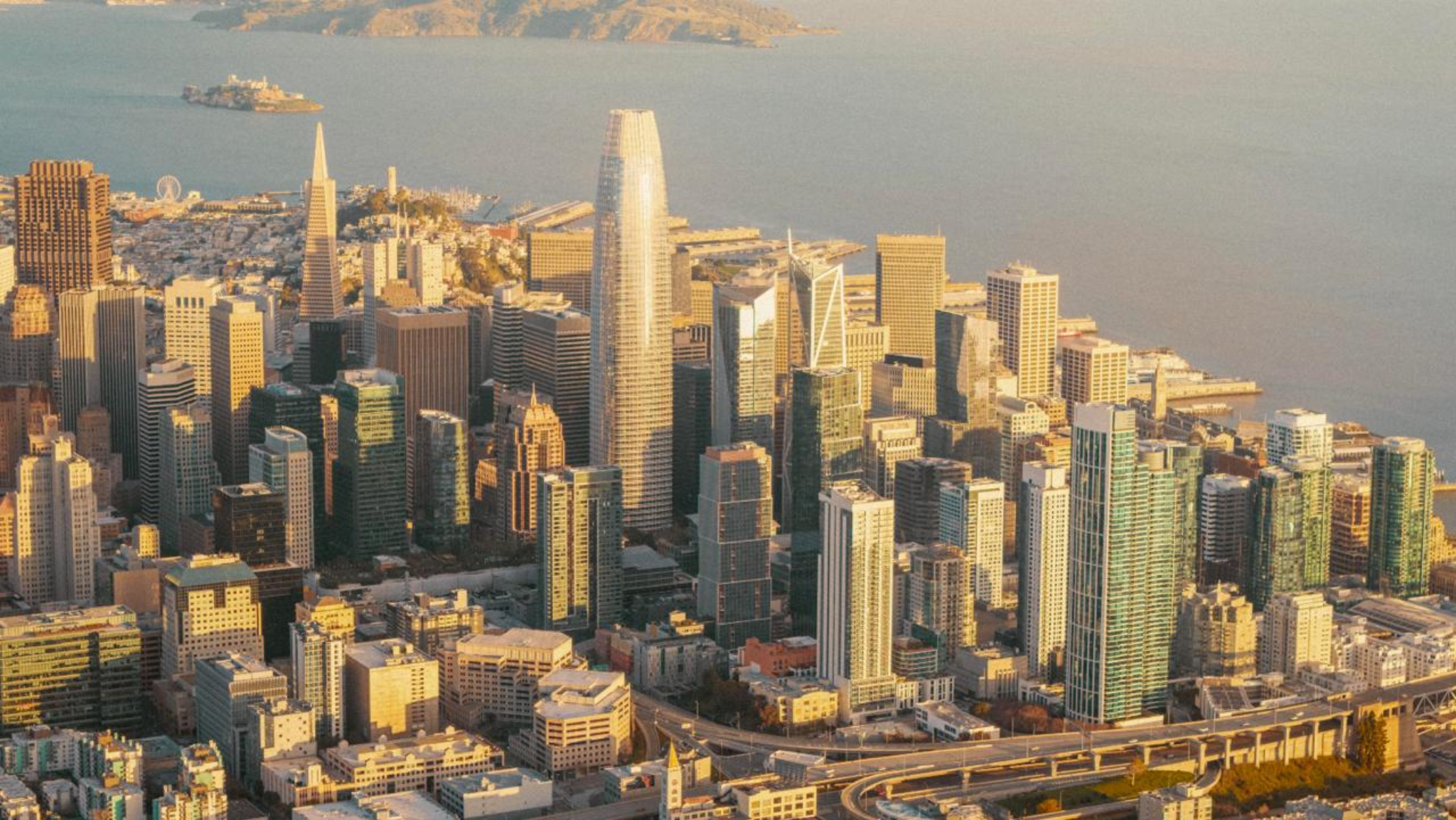 City aerial view